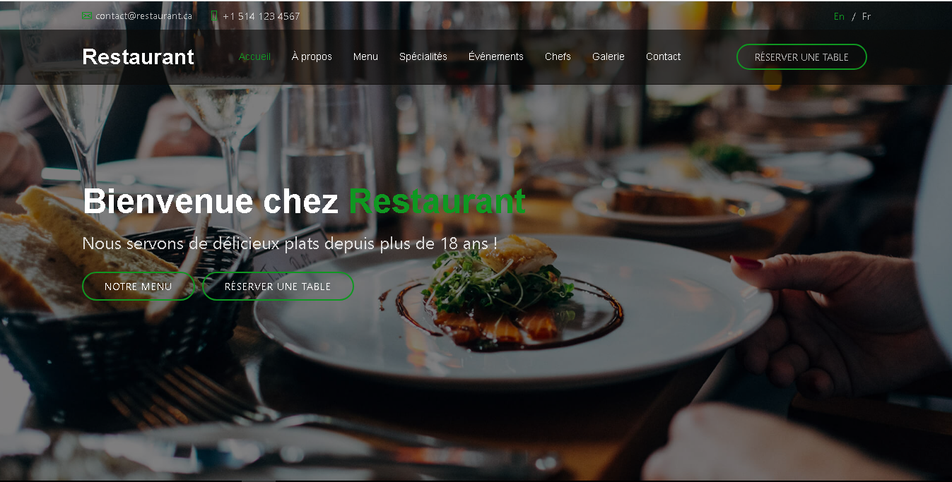 Template Restaurant